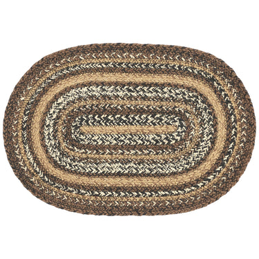 Espresso Jute Braided Oval Placemat 12